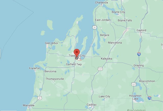 google maps screenshot of location