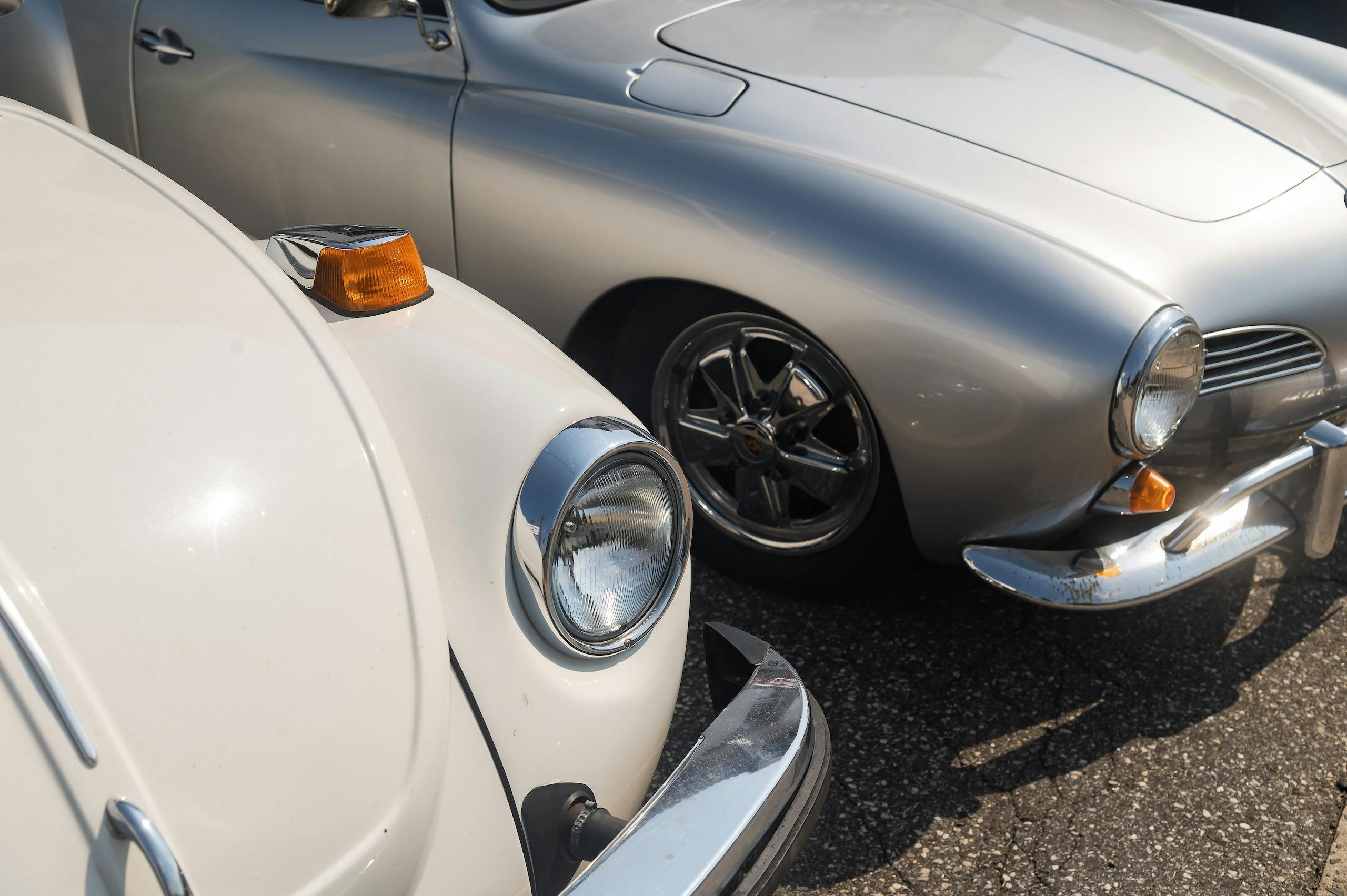 Shop Profile Freccia Brothers vintage VW cars headlight front corner closeups