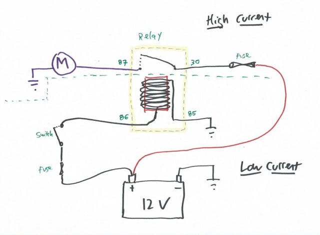 Siegel_Decoding_Relay_relay circuit with DIN numbers