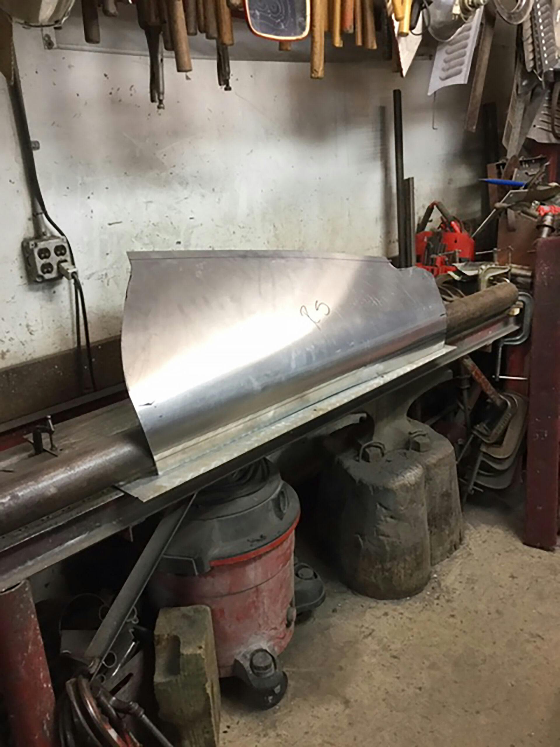Al Bergler aluminum body panel bending