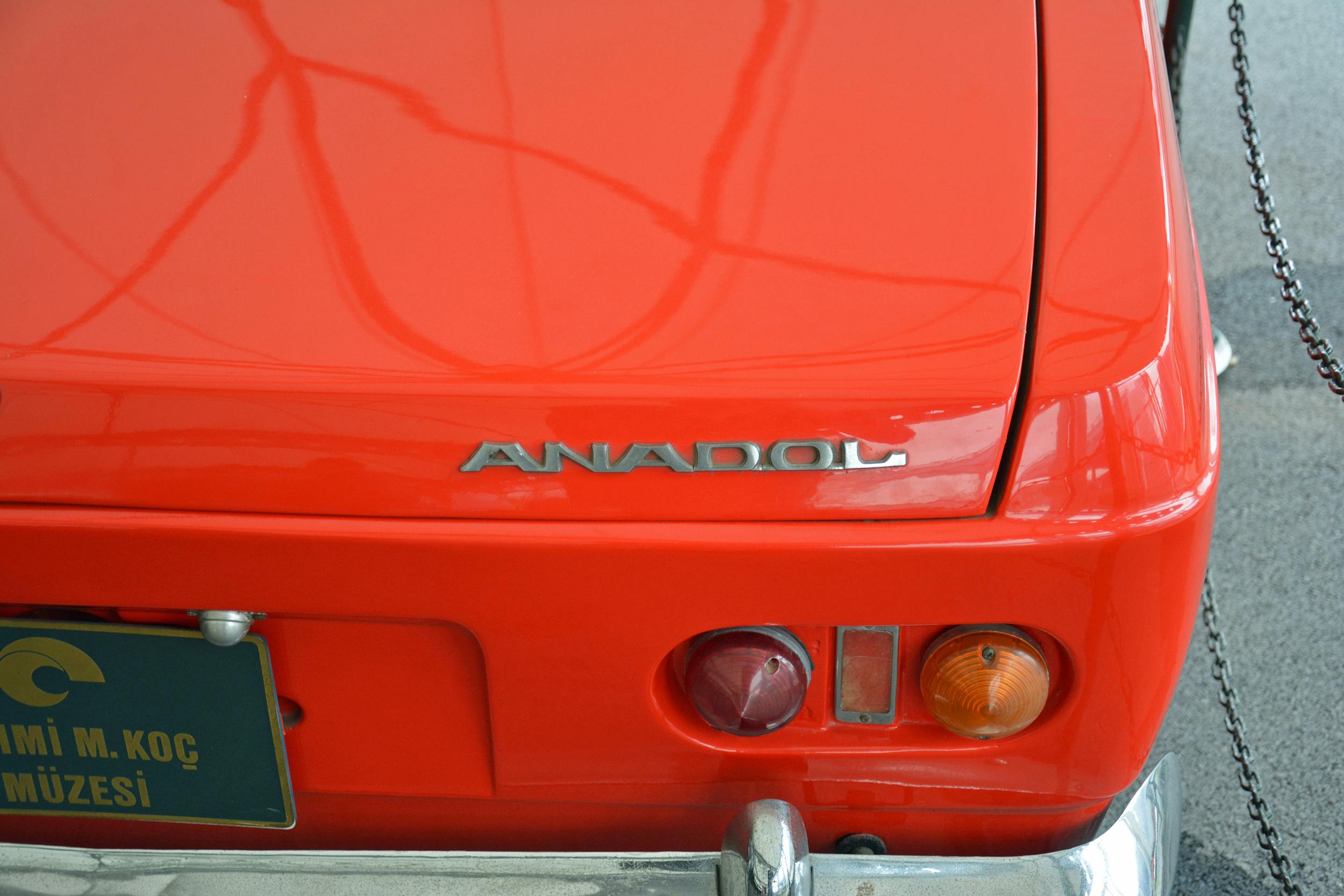 Anadol A1 rear badge lettering