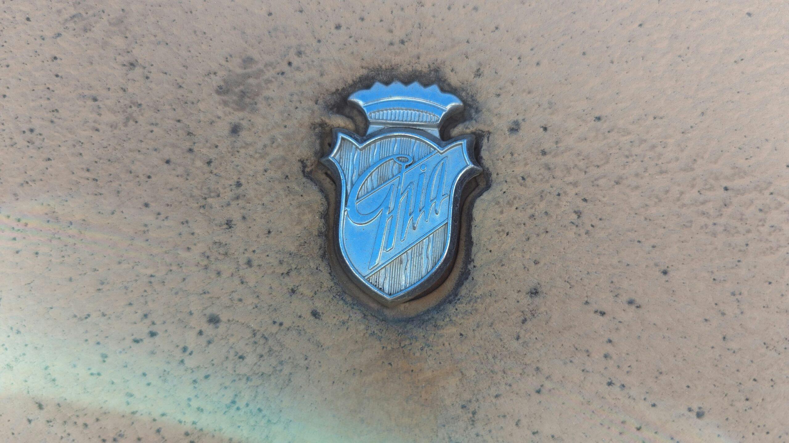 1974 Ford Mustang II Ghia Hardtop badge detail