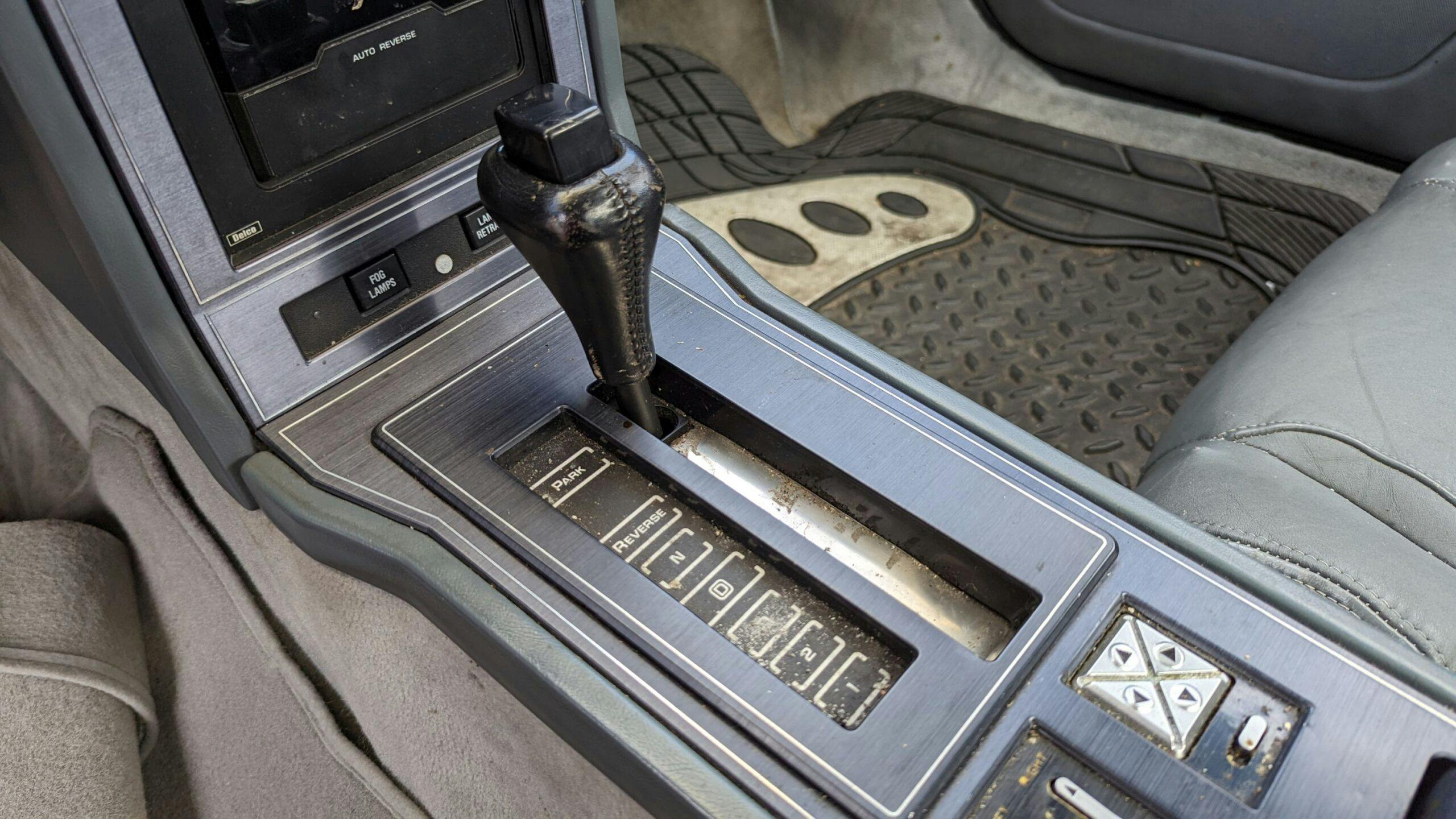 1989 Buick Reatta interior gear selector