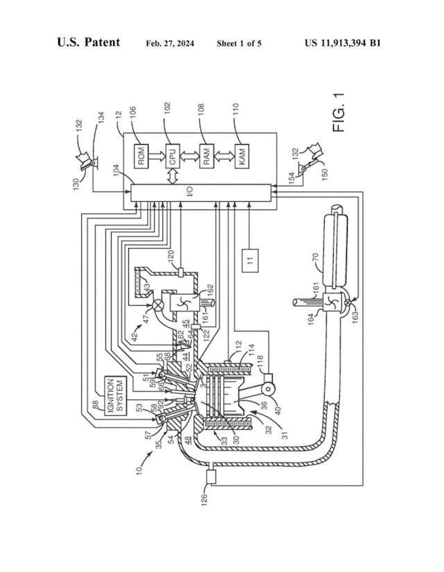 Ford pre-combustion patent