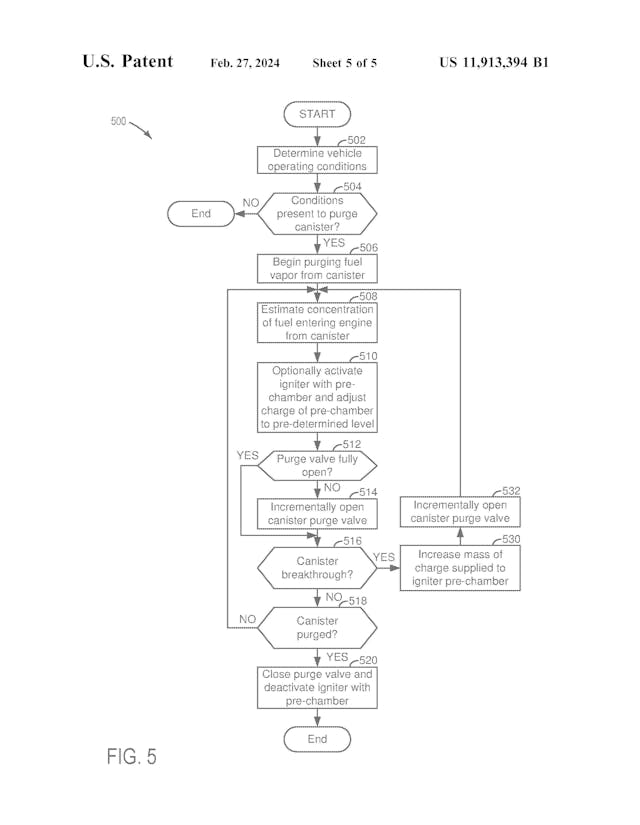 Ford pre-combustion patent 2