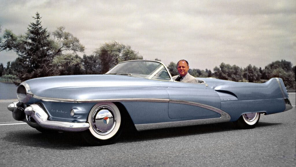 1951 Buick LeSabre Concept colorized front three quarter