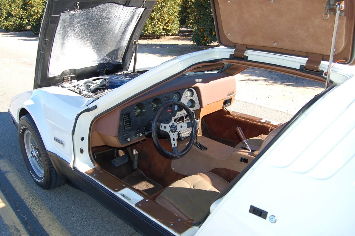 1975 Bricklin SV1 interior dashboard bring a trailer