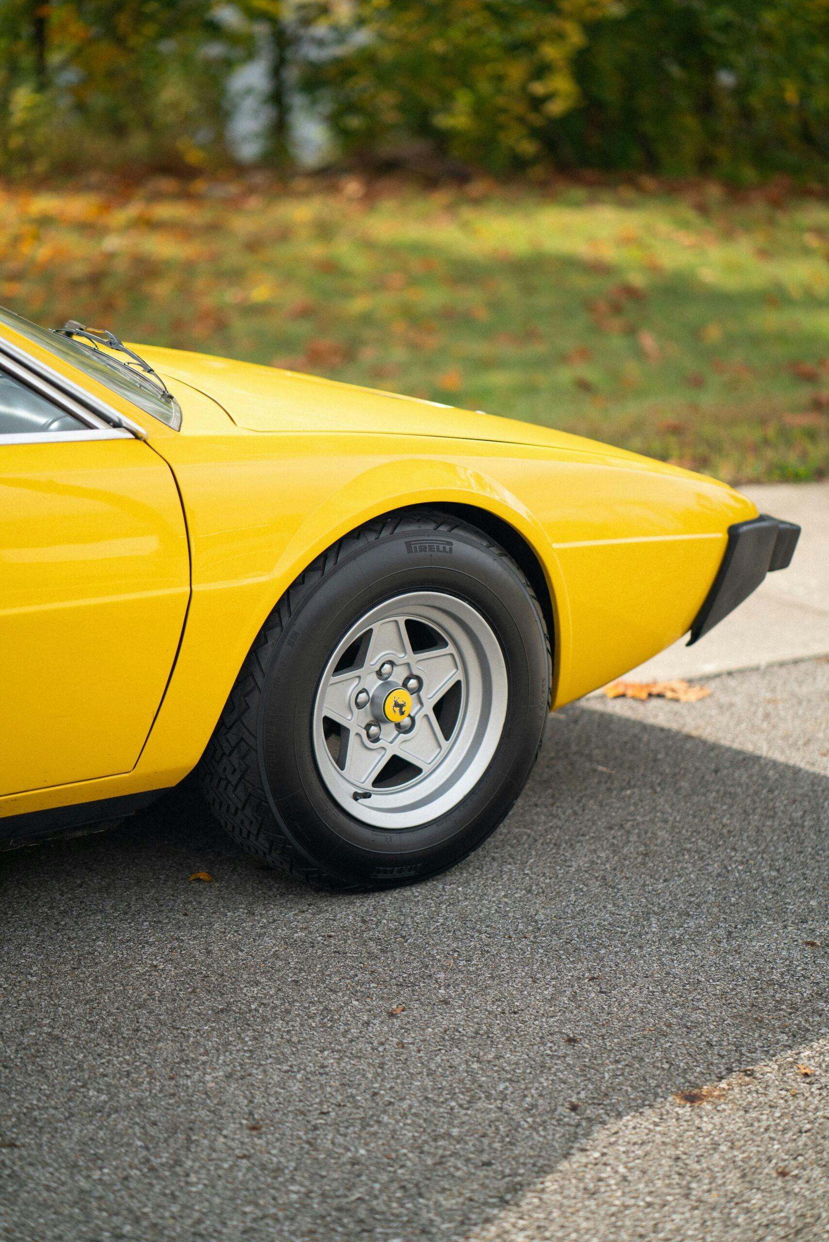 1975 Ferrari Dino 308 GT4 front end vertical