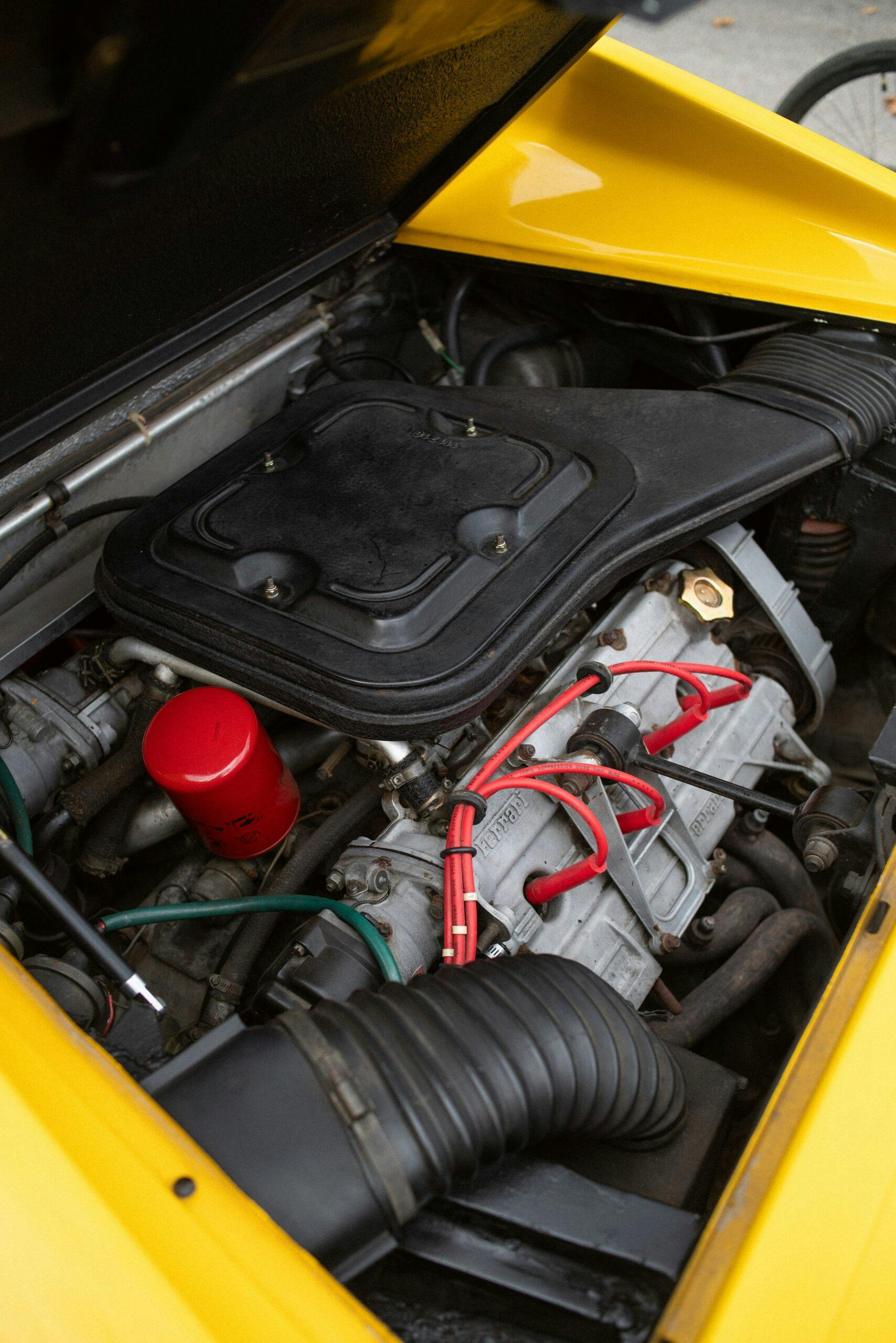 1975 Ferrari Dino 308 GT4 engine vertical
