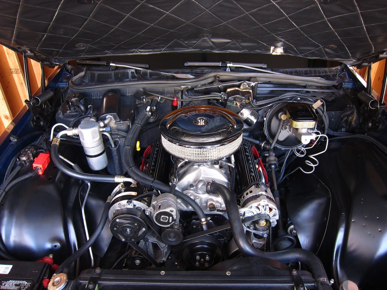 1988 Chevy Caprice 9C1 underhood shiny