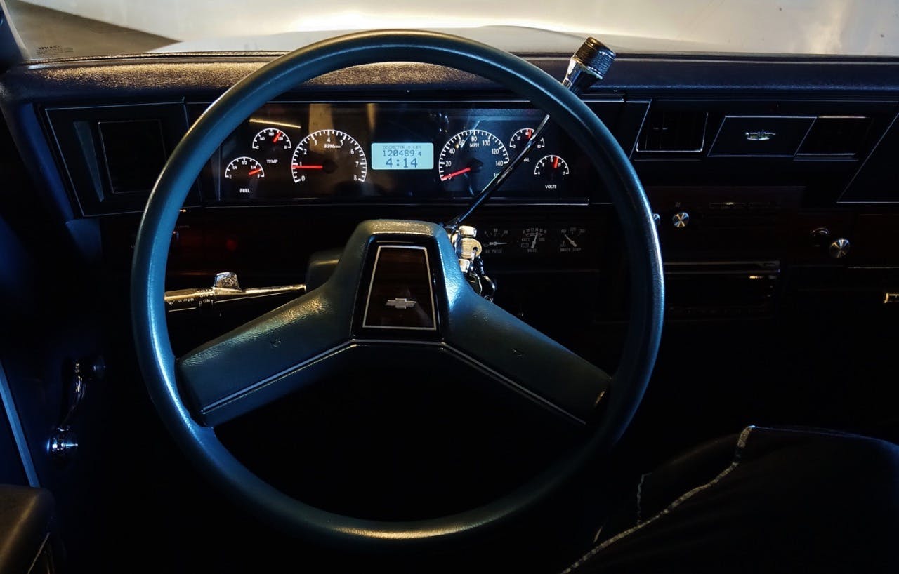 1988 Chevy Caprice 9C1 steering wheel gauges