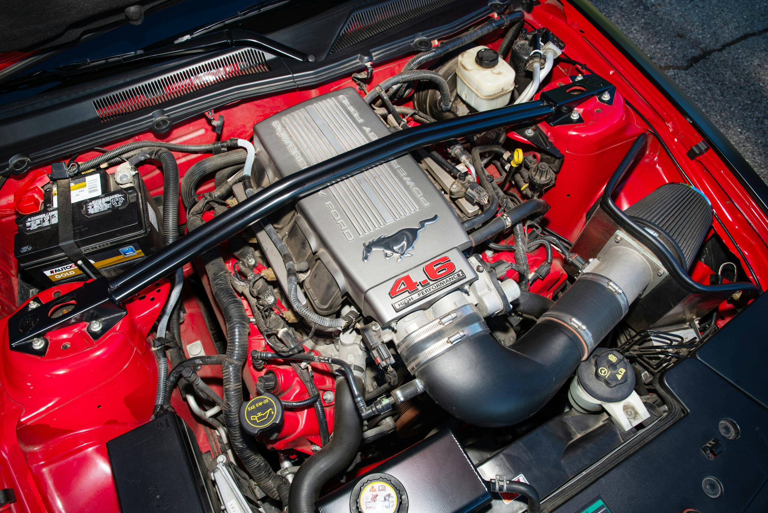 2006 Mustang GT custom livery engine bay