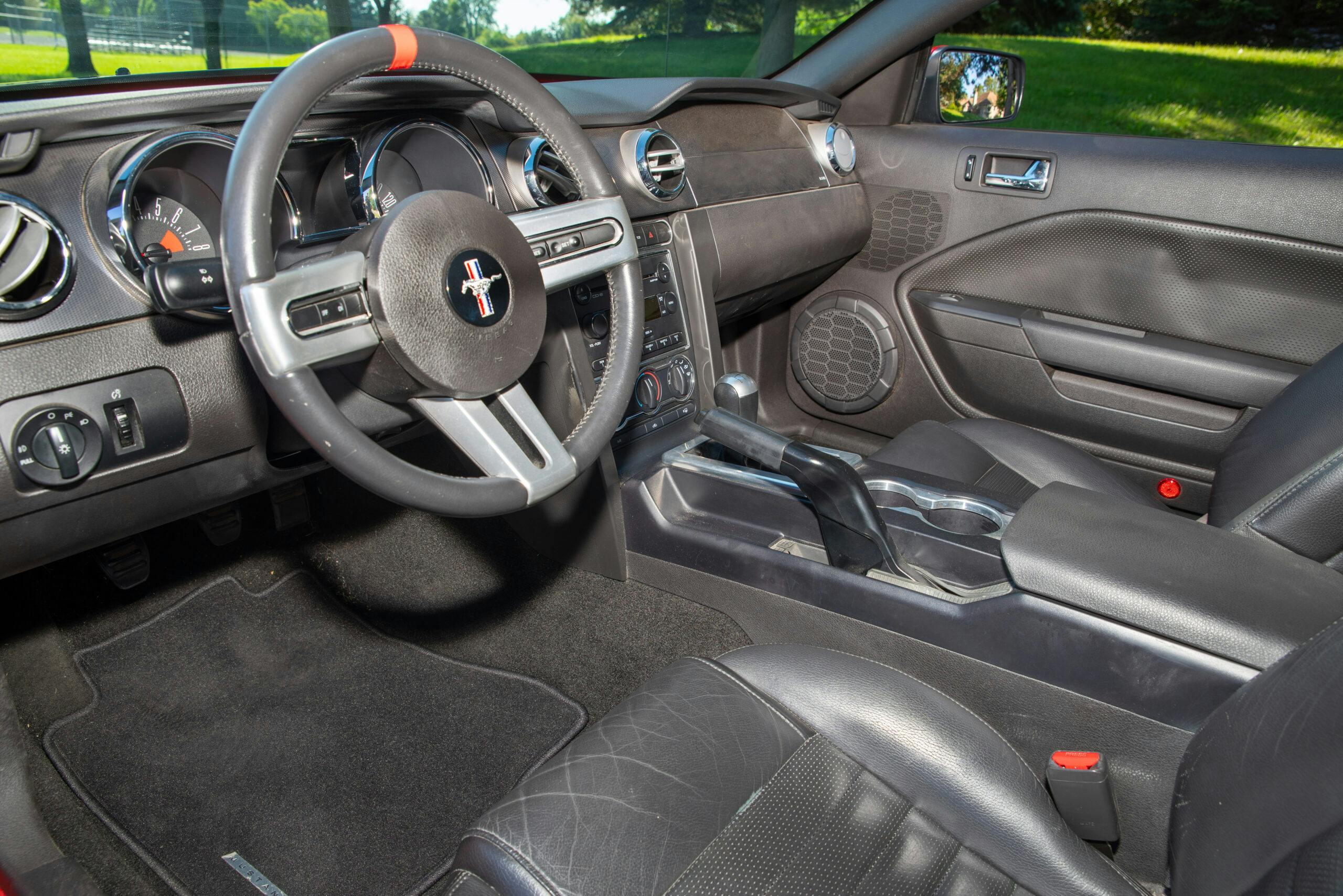 2006 Mustang GT interior angled