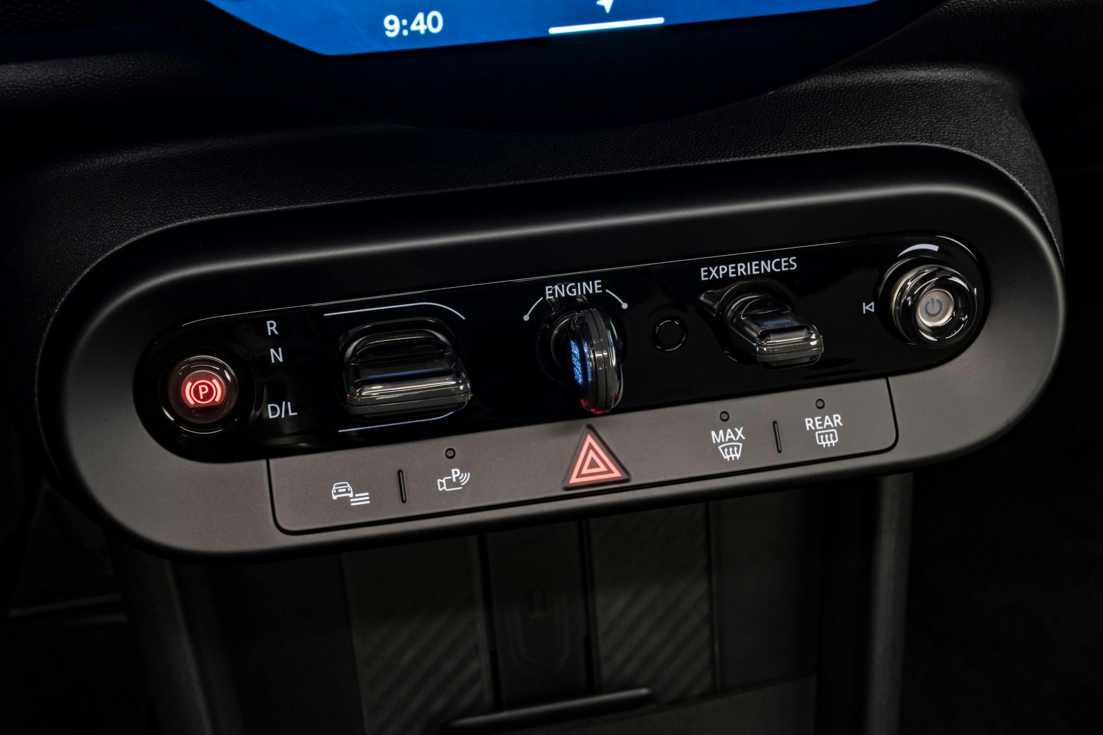 2025 Mini Cooper S interior center stack controls detail