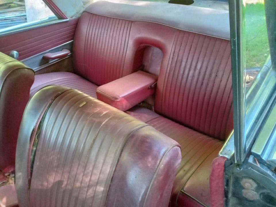 1964 Studebaker GT Hawk interior rear seat