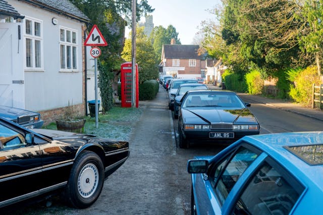 Aston Martin Lagonda street parked