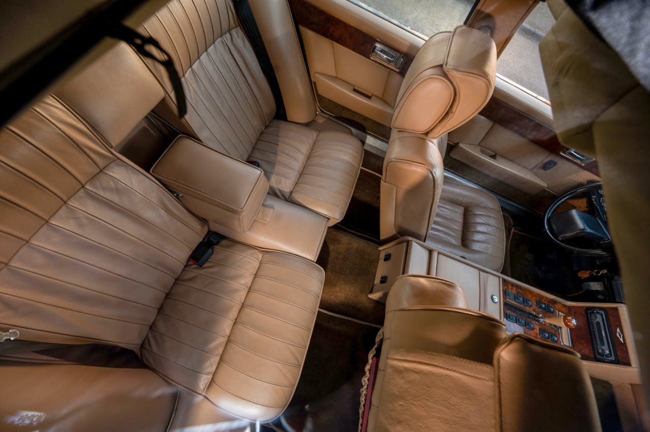 Aston Martin Lagonda interior high angle full