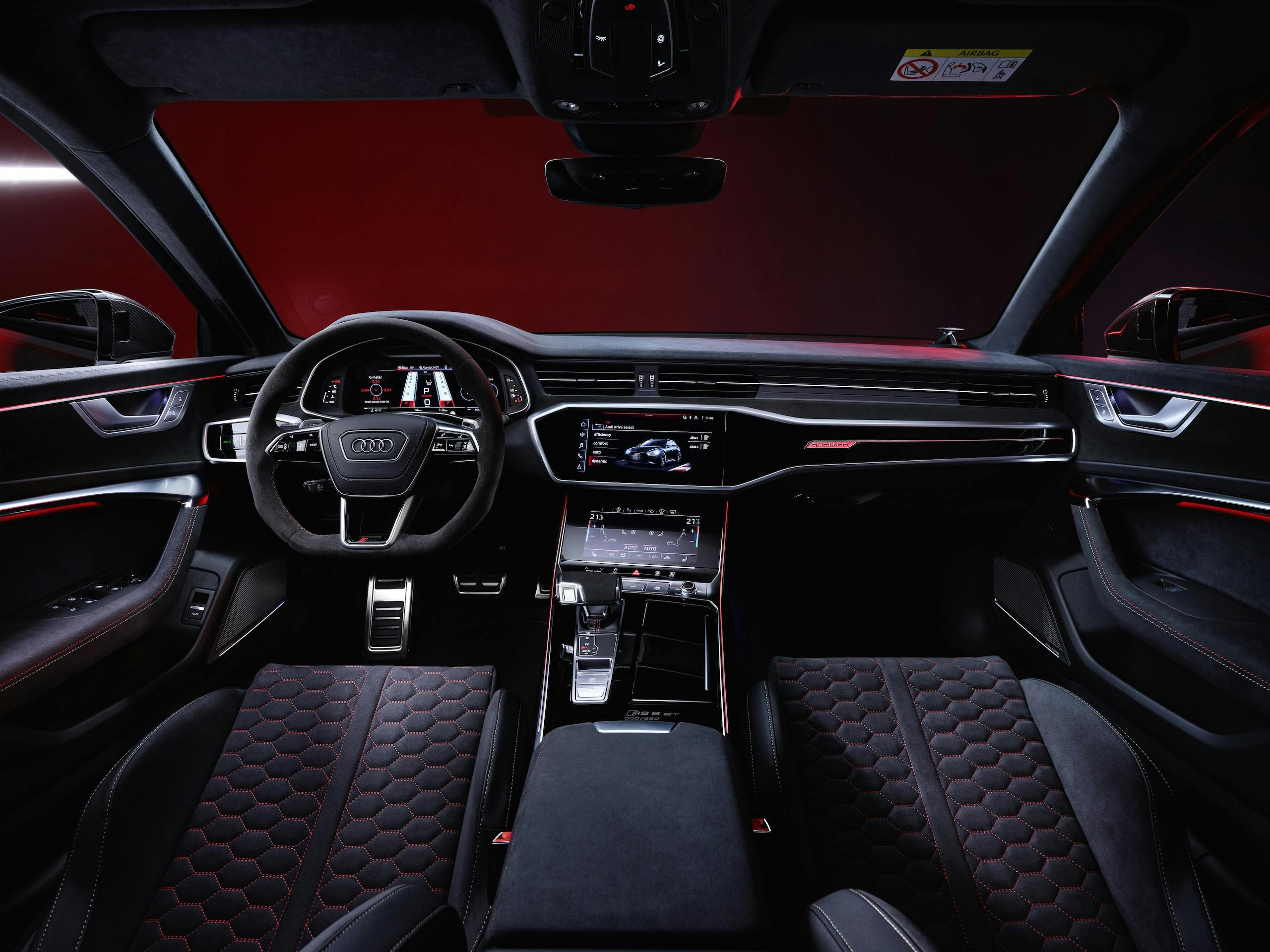 Audi RS 6 Avant GT studio interior front full
