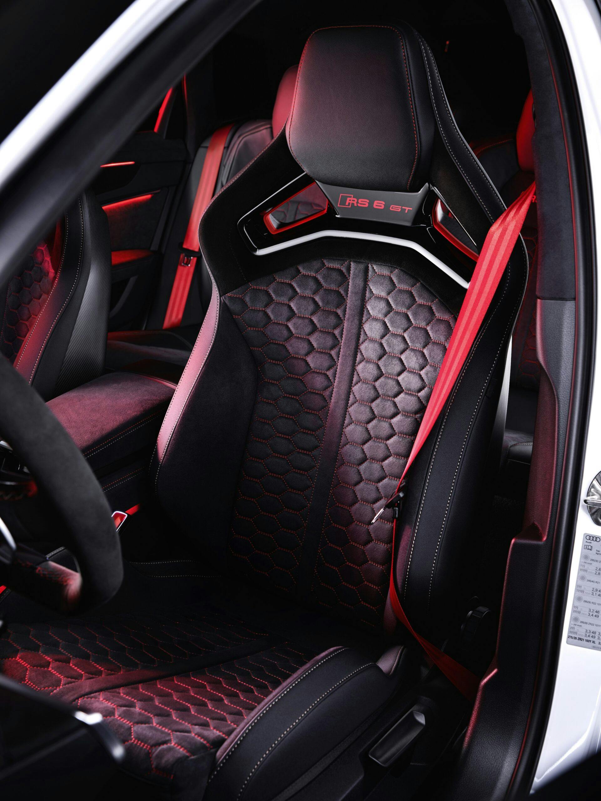 Audi RS 6 Avant GT studio interior seat detail vertical