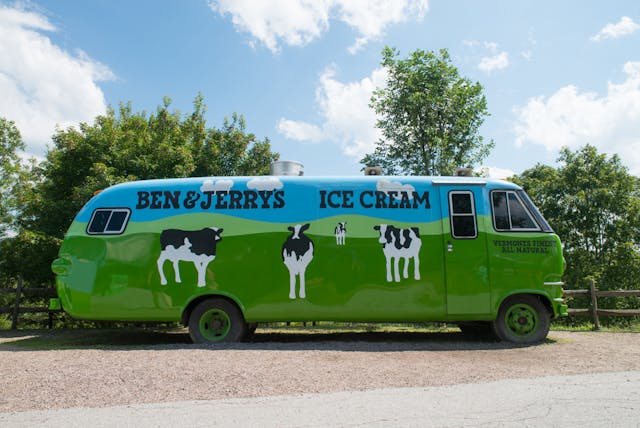Dodge Travco-based “Cowmobile” Ben & Jerry’s HQ Vermont