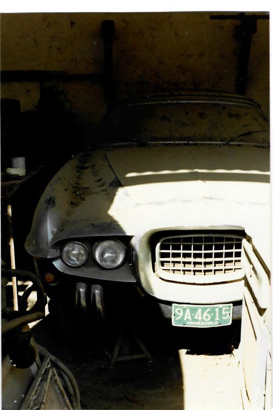 1954 Dodge Firearrow IV by Carrozzeria Ghia barn find condition vertical Caracas Venezuela