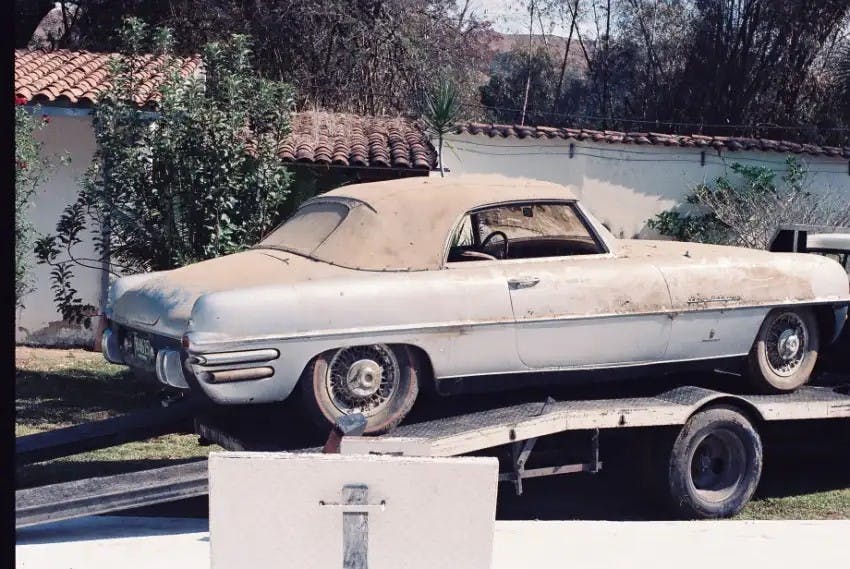 1954 Dodge Firearrow IV by Carrozzeria Ghia barn find condition flatbed Caracas Venezuela