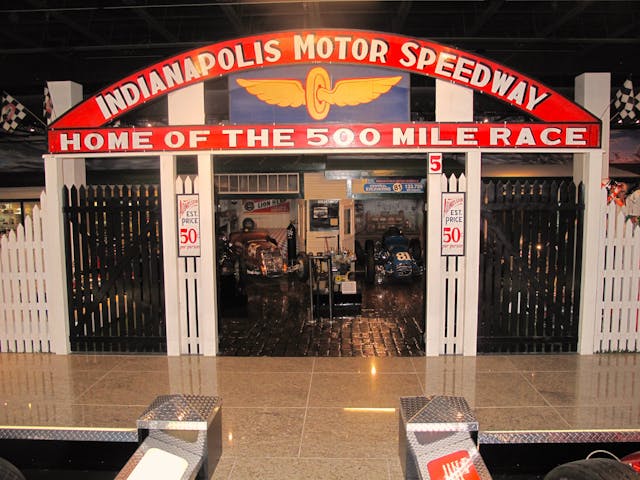 Museum of American Speed IMS entrance display