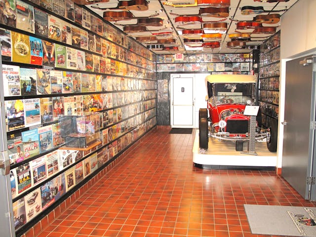 Museum of American Speed album cover wall art guitar ceiling
