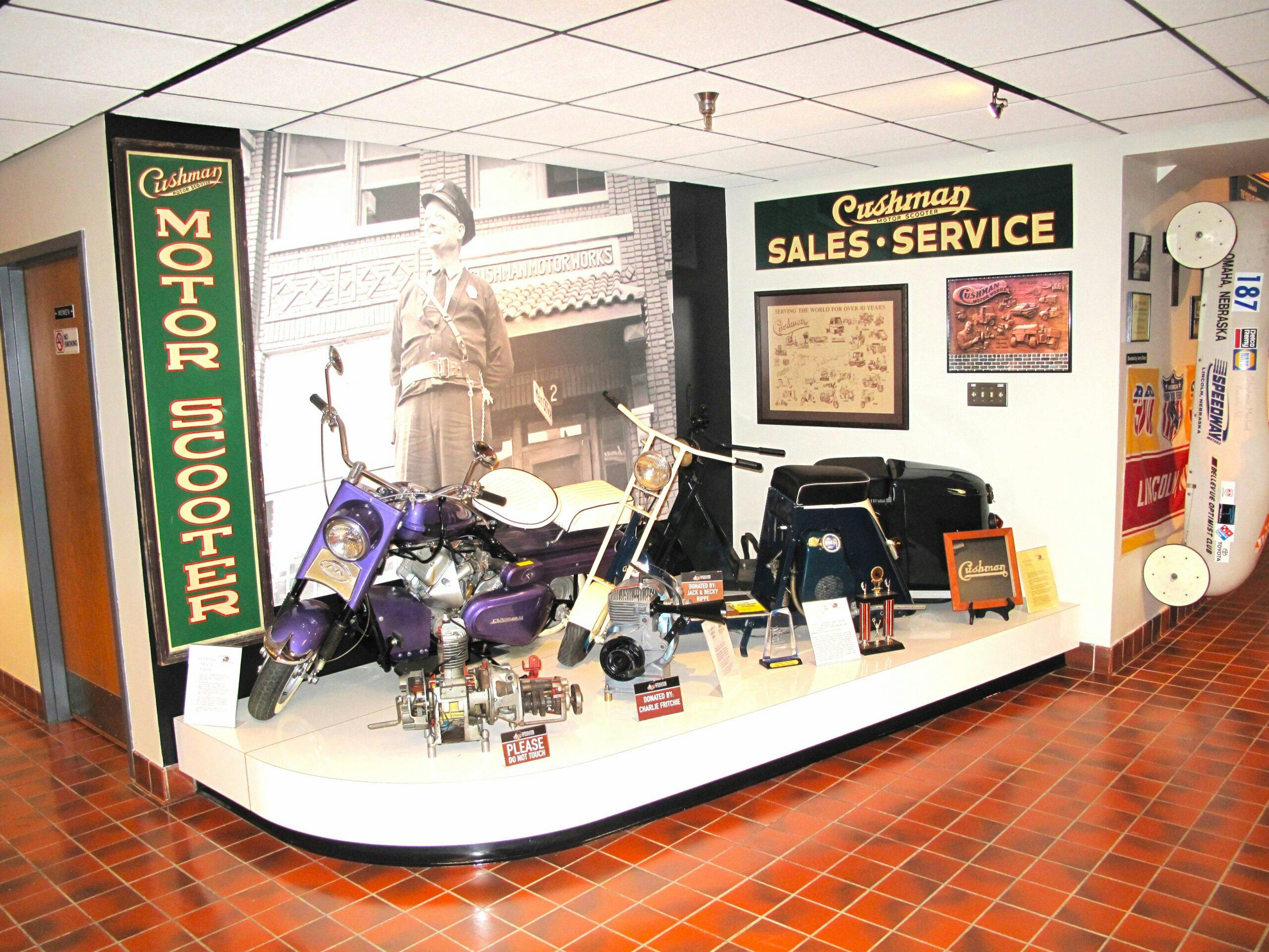 Museum of American Speed cushman motor scooter