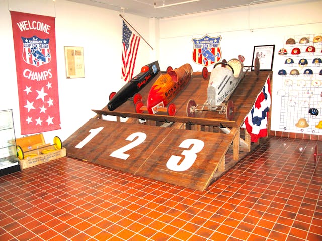 Museum of American Speed soapbox derby race cars