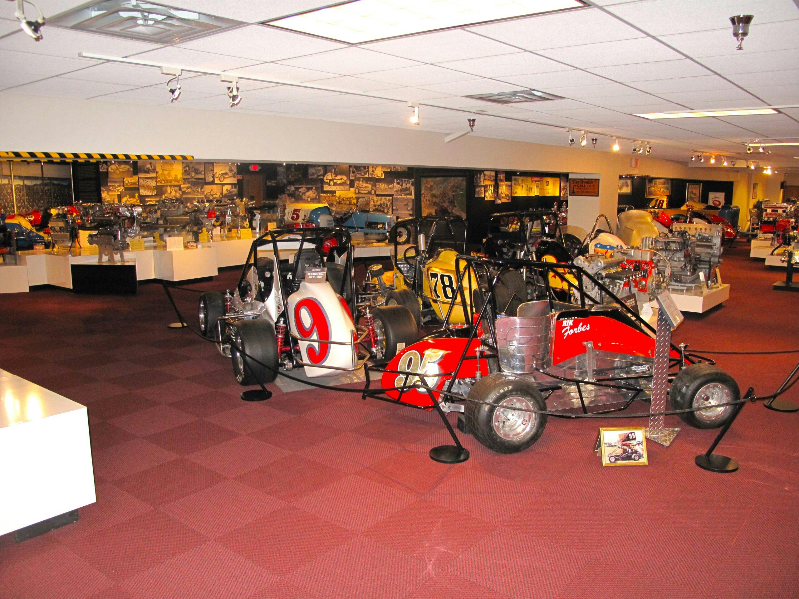 Museum of American Speed dirt track sprint cars