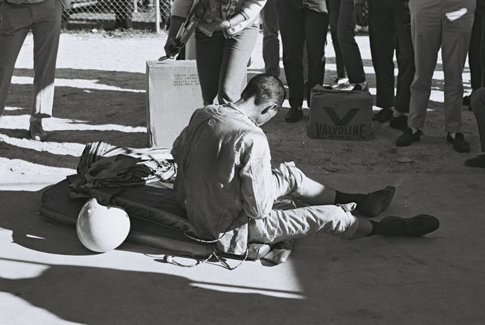 NASA Astronauts Cobra Stress Test sitting down