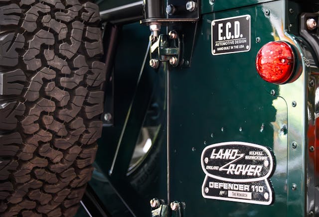ECD Custom Range Rover rear hatch badges