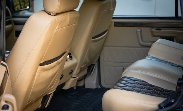 ECD Custom Range Rover interior rear seat