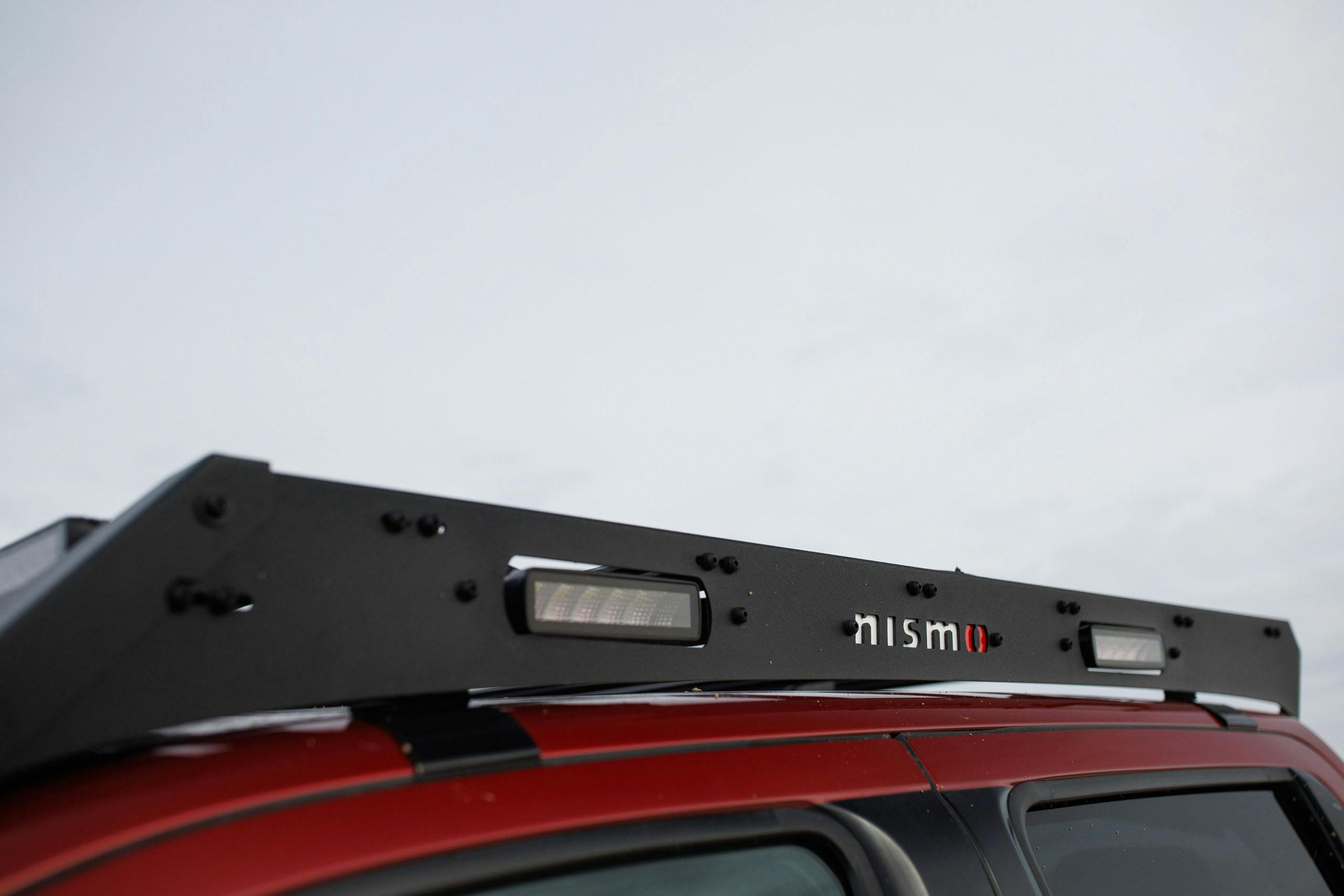 Nissan Frontier Forsberg Edition exterior demo truck roof rack detail