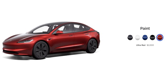 Tesla color options