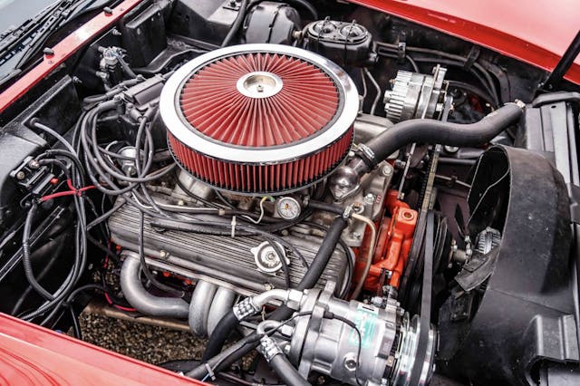 1973 Chevrolet Corvette engine bay