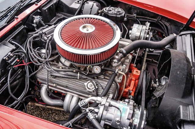 1973 Chevrolet Corvette engine bay