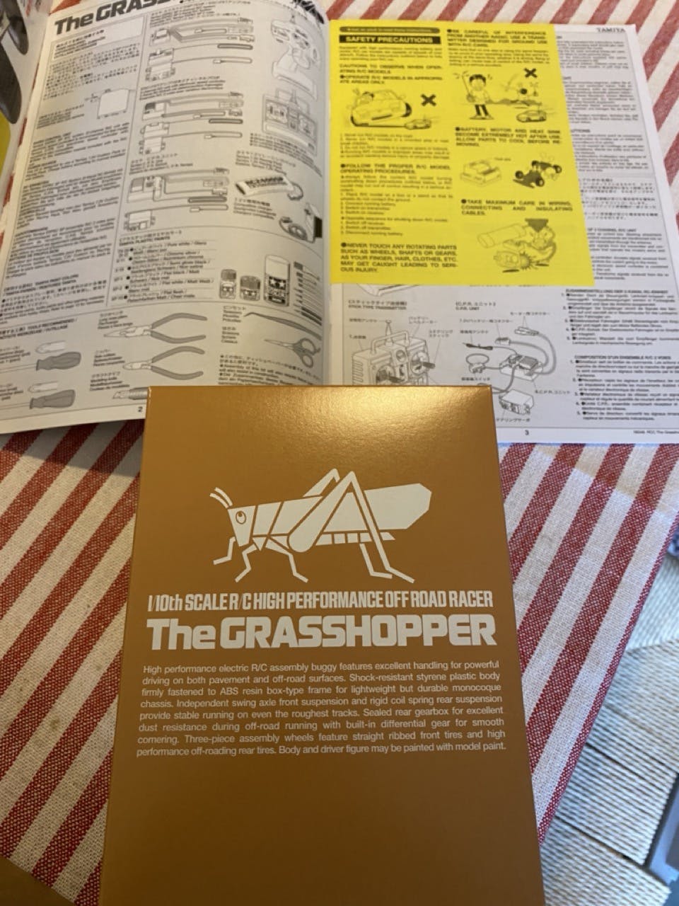 Tamiya Grasshopper Model RC car notes