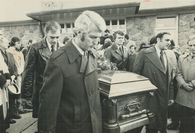 Tim Horton casket carry