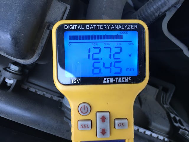 cen-tech digital battery analyzer
