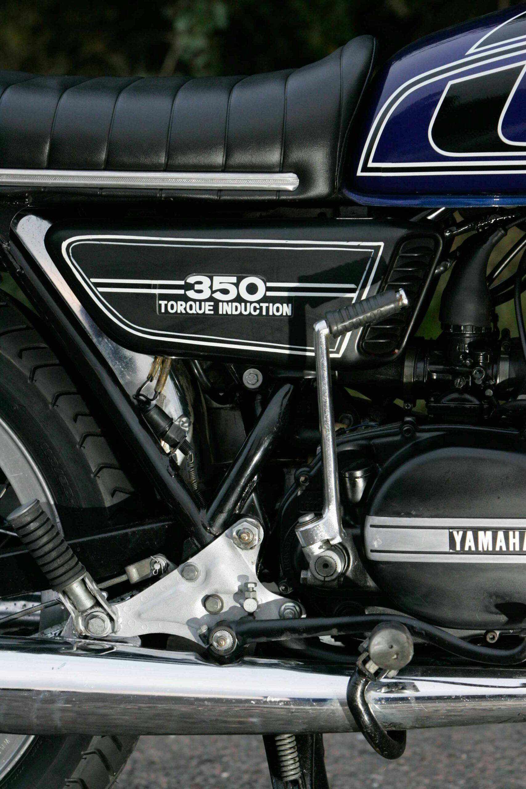 1974 Yamaha RD350 engine