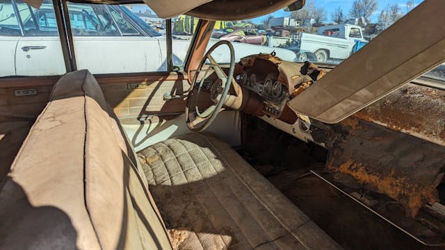 Edsel Citation junkyard interior