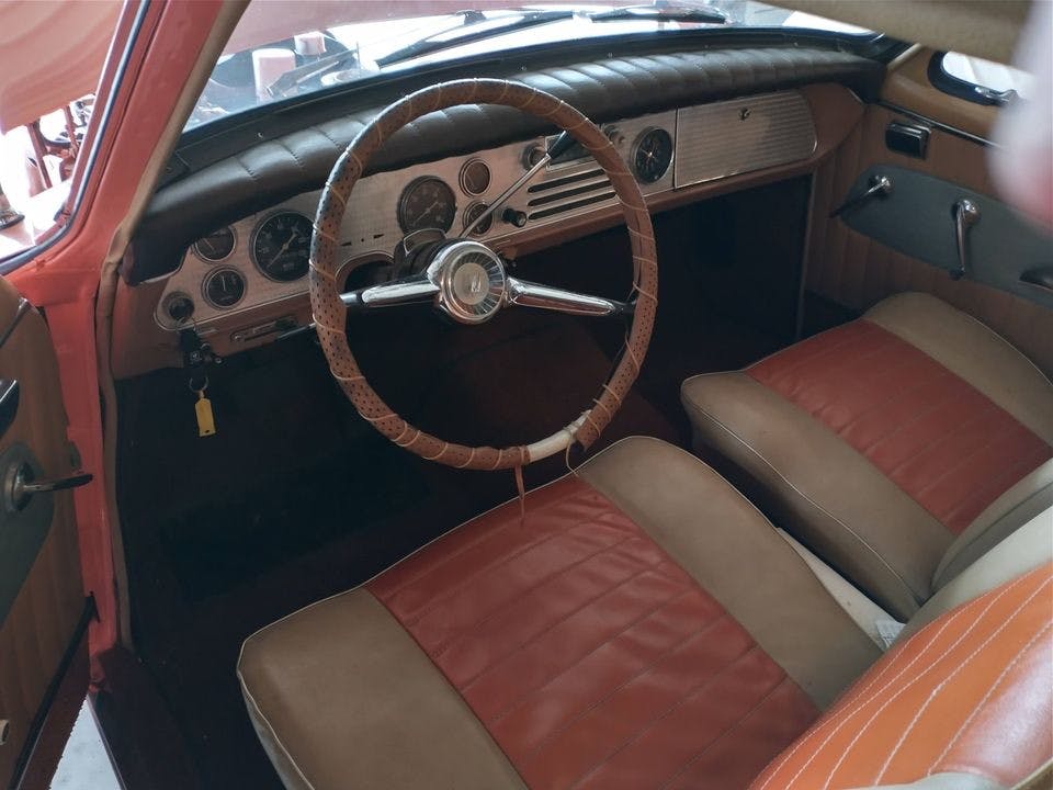 1961 Studebaker Hawk Rumble Seat custom front seats steering wheel dash