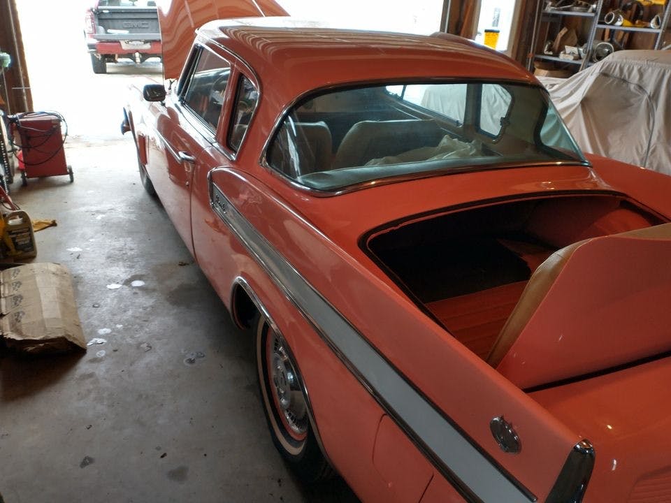 1961 Studebaker Hawk Rumble Seat custom rear 3/4