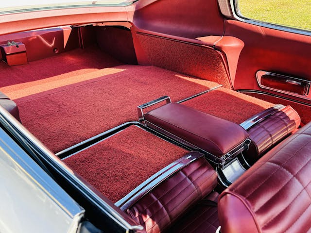1966 Dodge Charger 383 interior rear cargo