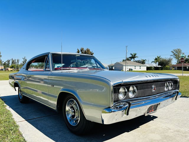 1966 Dodge Charger 383 front three quarter