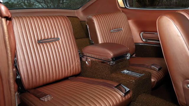 1967 Dodge Charger Mecum interior rear