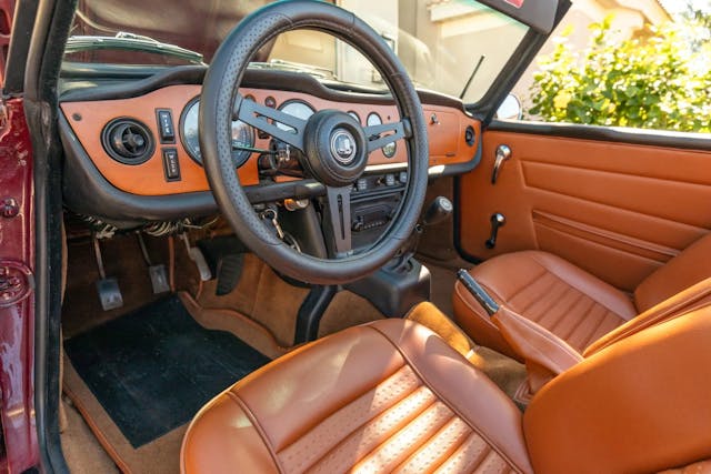 1972 Triumph TR6 interior