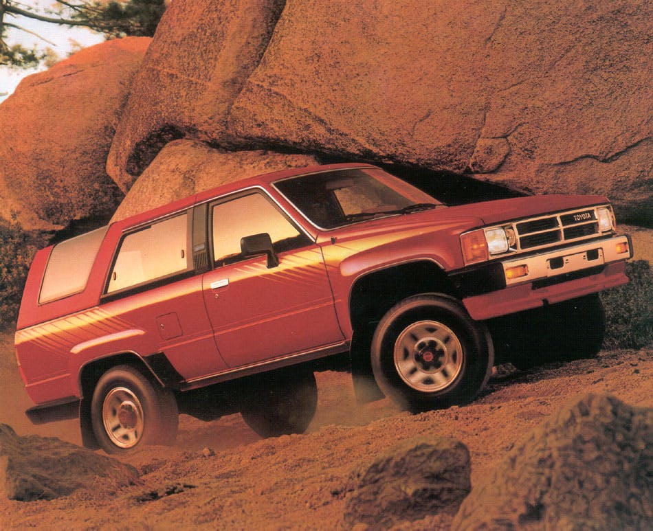 1989 Toyota 4Runner front three quarter red